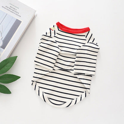 Stripe Shirt with Dachshund Pattern DogStripeShirtwithDachshundPatternforsmallmediumdogsbyFrenchiely_2