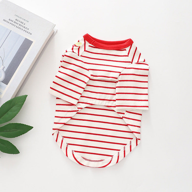 Stripe Shirt with Dachshund Pattern DogStripeShirtwithDachshundPatternforsmallmediumdogsbyFrenchiely_6