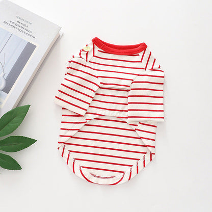 Stripe Shirt with Dachshund Pattern DogStripeShirtwithDachshundPatternforsmallmediumdogsbyFrenchiely_6