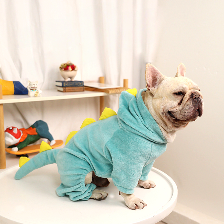 Warm Dinosaur Jumpsuit Costume DogWarmDinosaurJumpsuitCostumeformediumdogbreeds_1