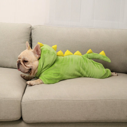 Warm Dinosaur Jumpsuit Costume DogWarmDinosaurJumpsuitCostumeformediumdogbreeds_1