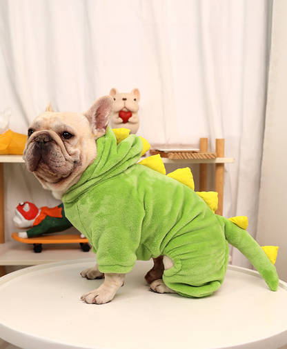 Warm Dinosaur Jumpsuit Costume DogWarmDinosaurJumpsuitCostumeformediumdogbreeds_2