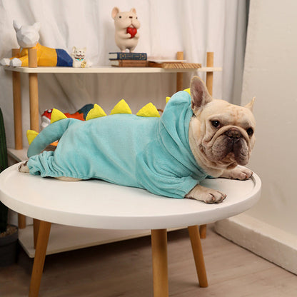 Warm Dinosaur Jumpsuit Costume DogWarmDinosaurJumpsuitCostumeformediumdogbreeds_3