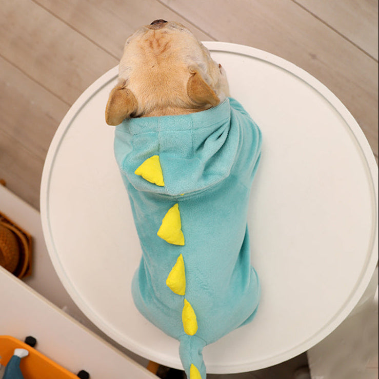 Warm Dinosaur Jumpsuit Costume DogWarmDinosaurJumpsuitCostumeformediumdogbreeds_5