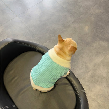 Dog Winter Zipper up Cardigan for small medium dogs by Frenchiely