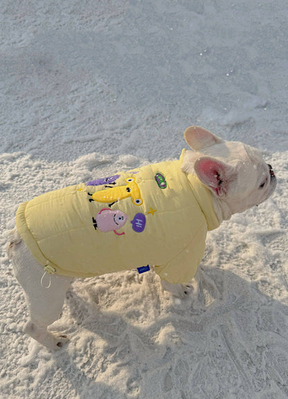 Warm Monster Coat DogYellowMonsterCoatJacketformediumdogbreeds_16