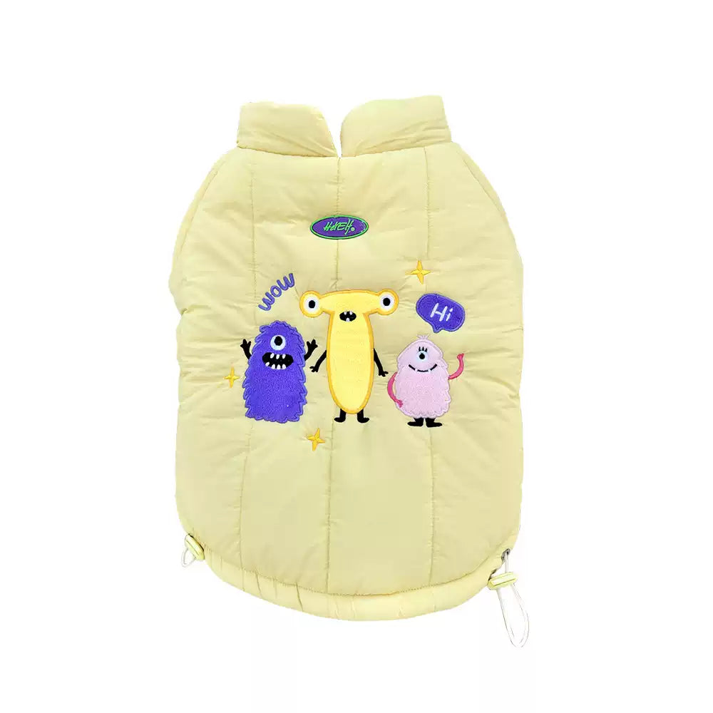 Warm Monster Coat DogYellowMonsterCoatJacketformediumdogbreeds_5