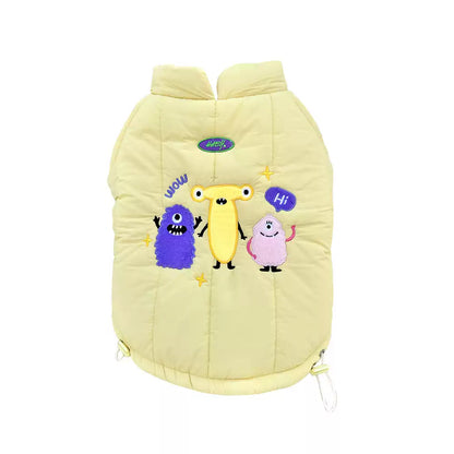 Warm Monster Coat DogYellowMonsterCoatJacketformediumdogbreeds_5