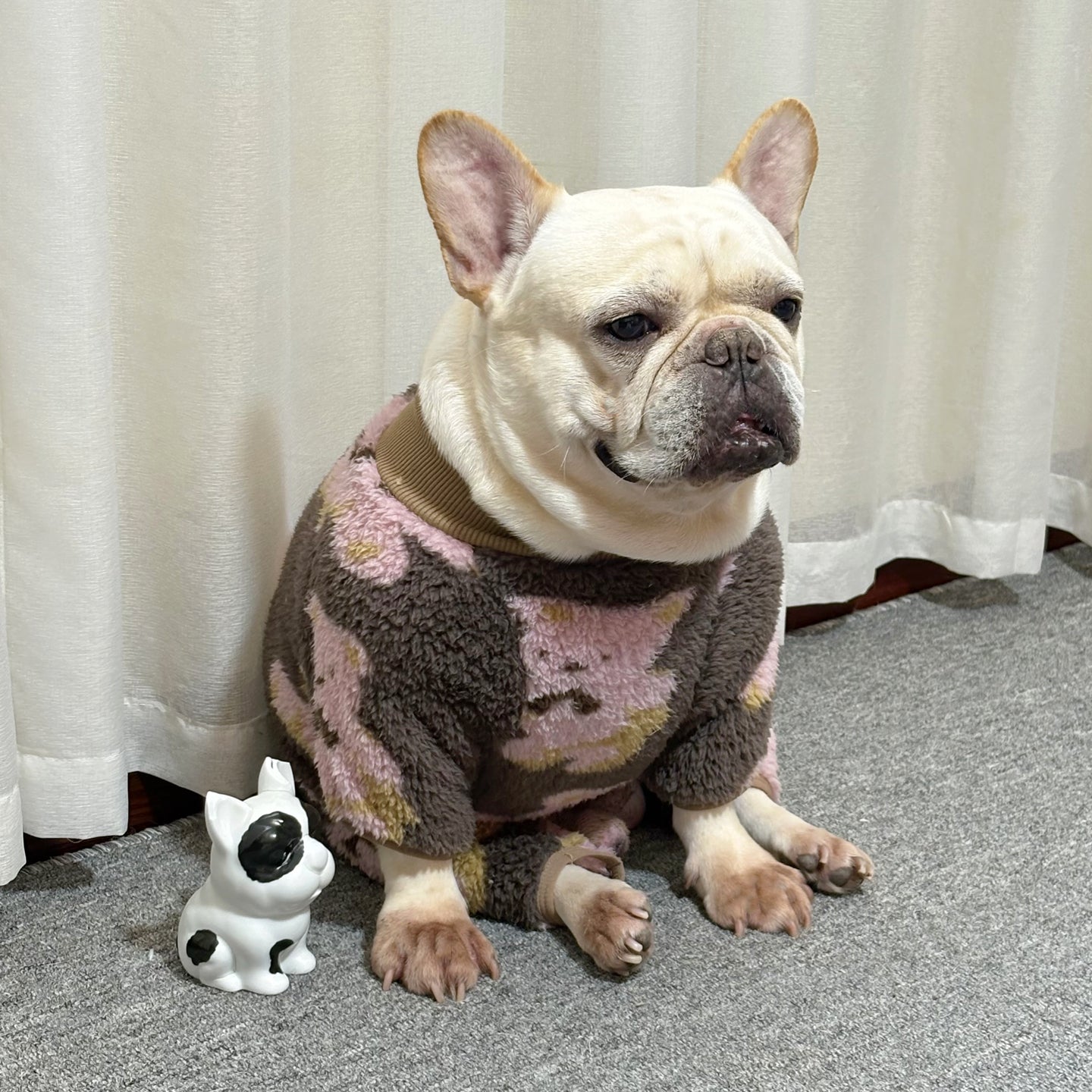 Brown & Pink Bear PJs Dogbrownbearonesiepajamasformediumdogs_1