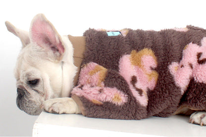 Brown & Pink Bear PJs Dogbrownbearonesiepajamasformediumdogs_4