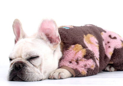 Brown & Pink Bear PJs Dogbrownbearonesiepajamasformediumdogs_6