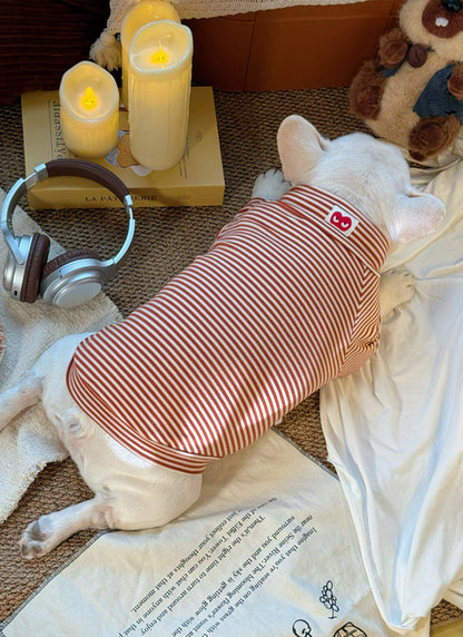 Stripe Classic Heart DogclassicstripeshirtformediumdogsbyFrenchiely_6