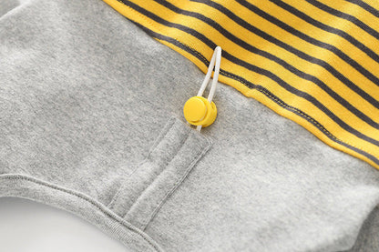 Dog Sring Autumn Onesie PJs DoglightblueandyellowonesiepajamasformediumdogsbyFrenchiely_5