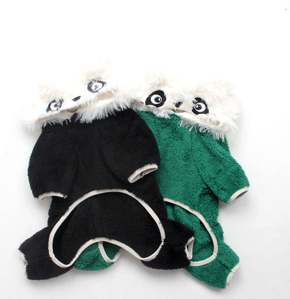 Hooded Panda Jumpsuit Dogpandaonesiecostumesformediumdogs_1