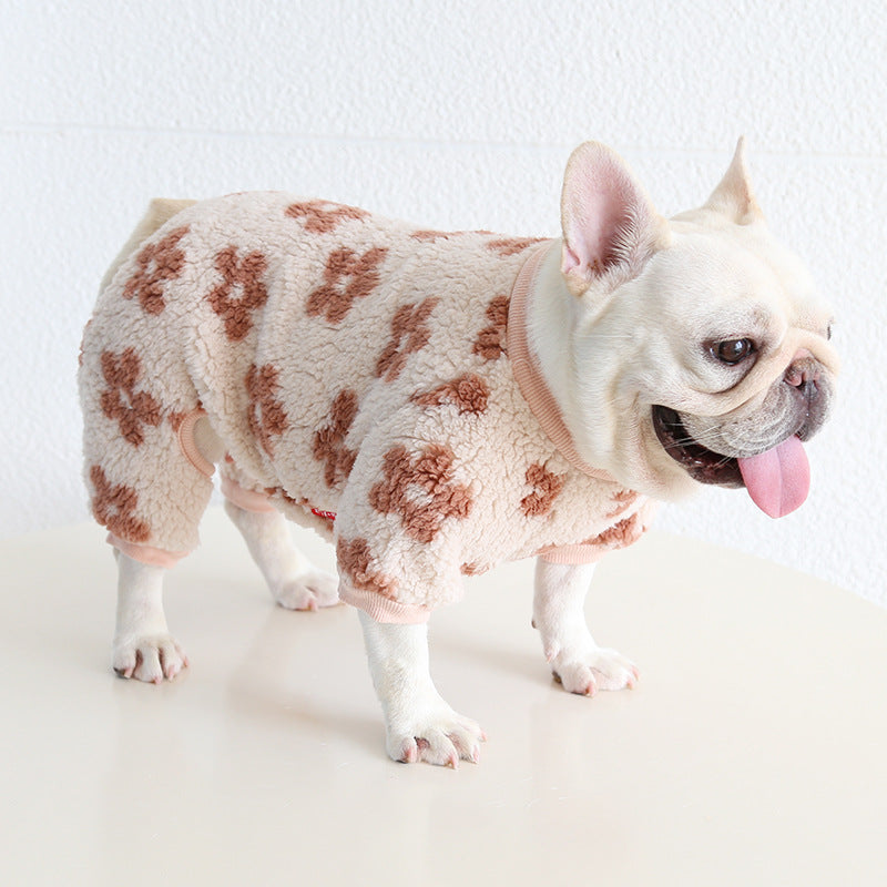 Frenchie Warm Jumpsuit Dogwinterwarmjumpsuitonesie_9