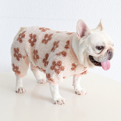 Frenchie Warm Jumpsuit Dogwinterwarmjumpsuitonesie_9