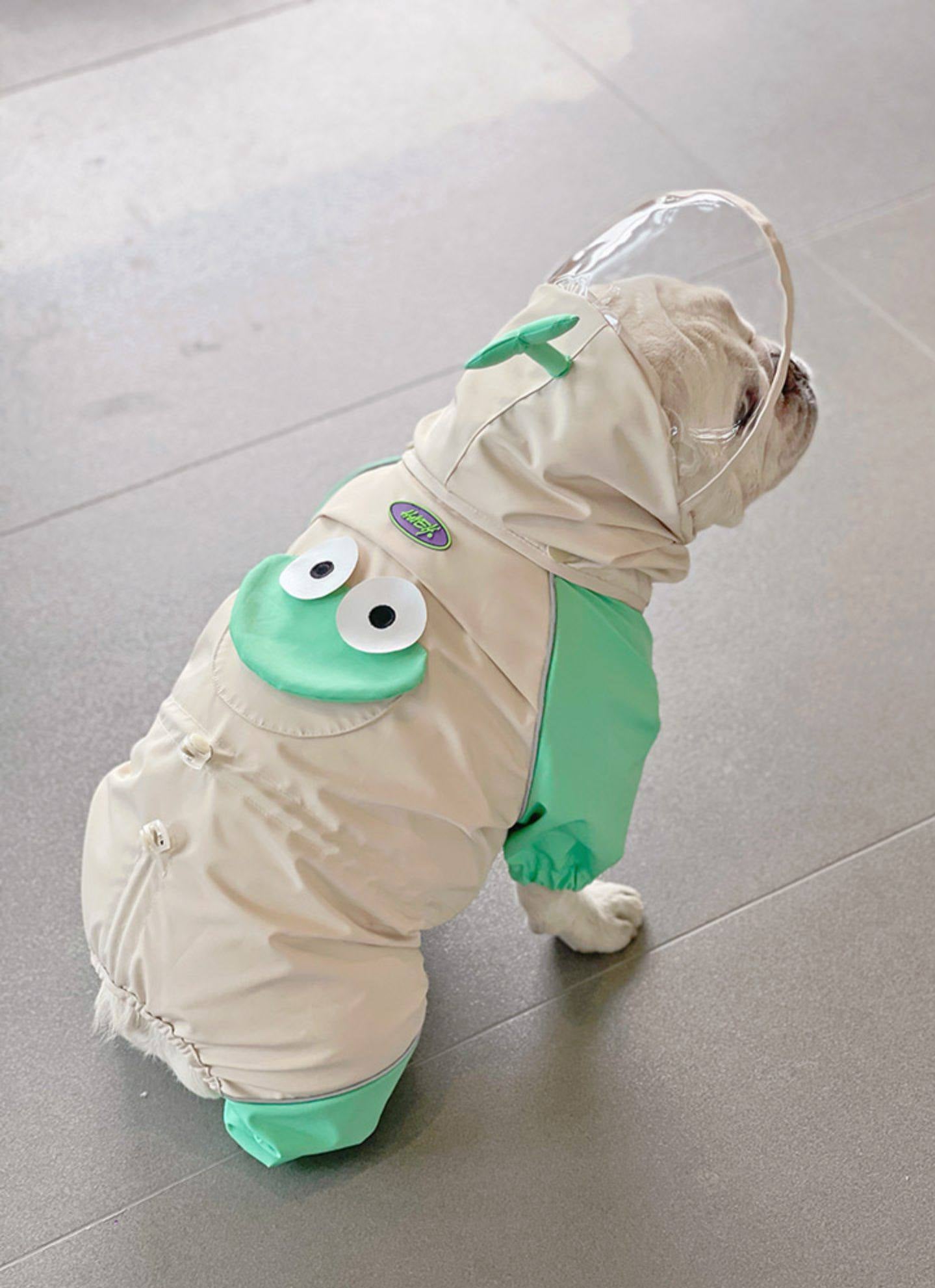 French Bulldog Frog Raincoat FrenchBulldogFrogRaincoatbyFrenchiely_1