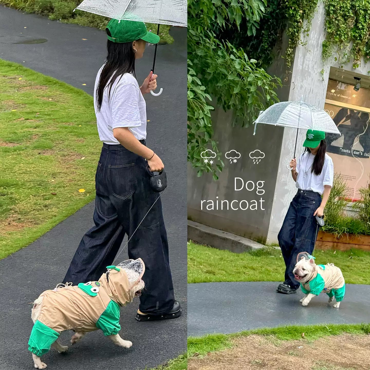 French Bulldog Frog Raincoat FrenchBulldogFrogRaincoatbyFrenchiely_2