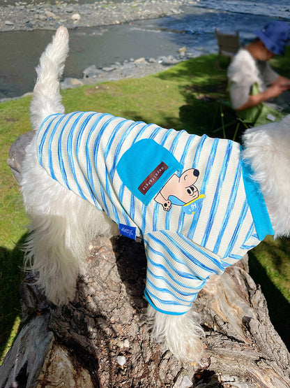 Stretchy Pocket Shirt FrenchBulldogSpringAutumnshirtwithpocketbyFrenchiely_10