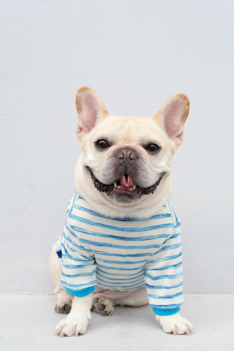 Stretchy Pocket Shirt FrenchBulldogSpringAutumnshirtwithpocketbyFrenchiely_3