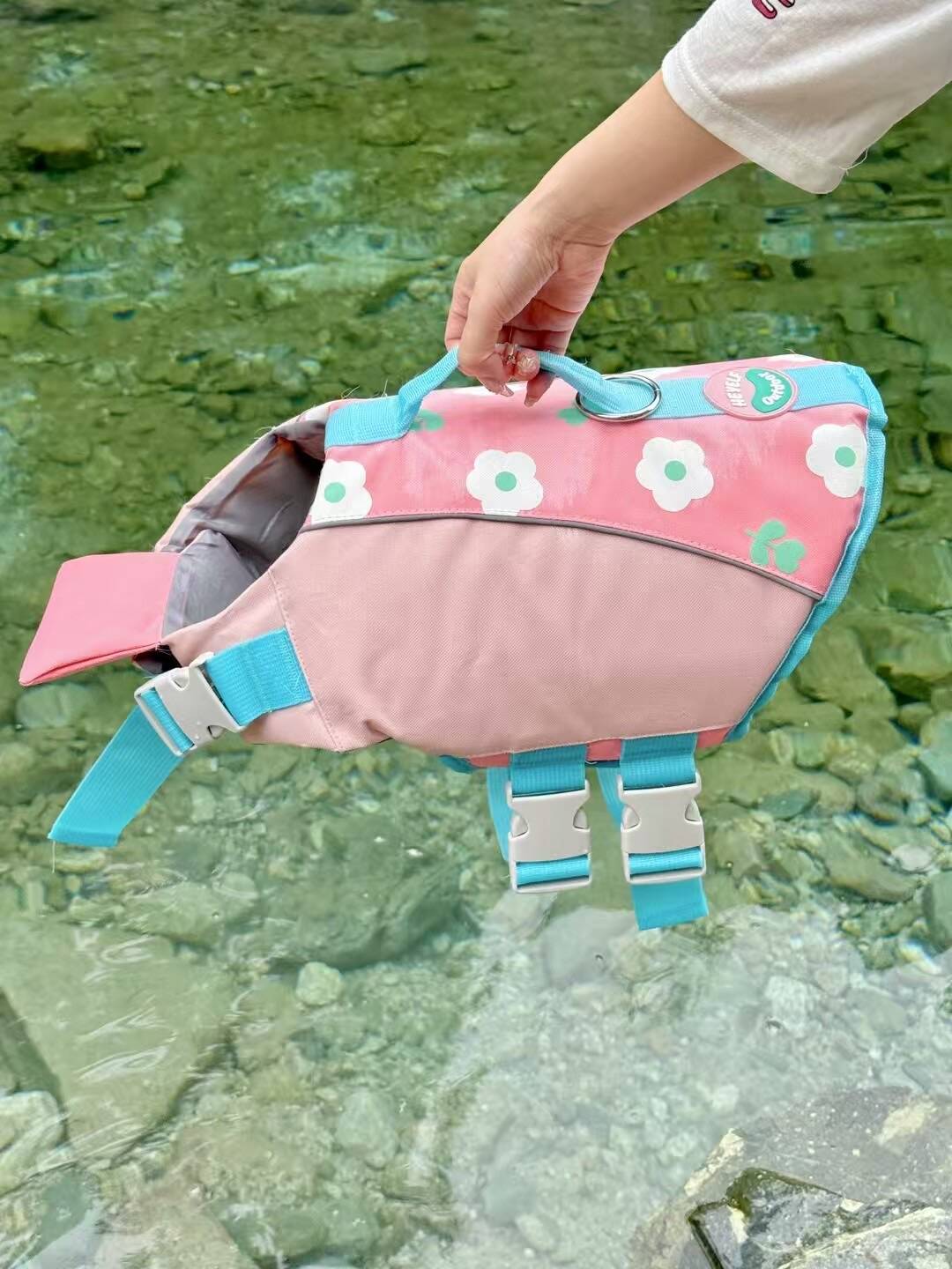 Bulldog Swim Lifejacket Pink FrenchBulldogSwimLifejacketTrunkbyFrenchiely_14