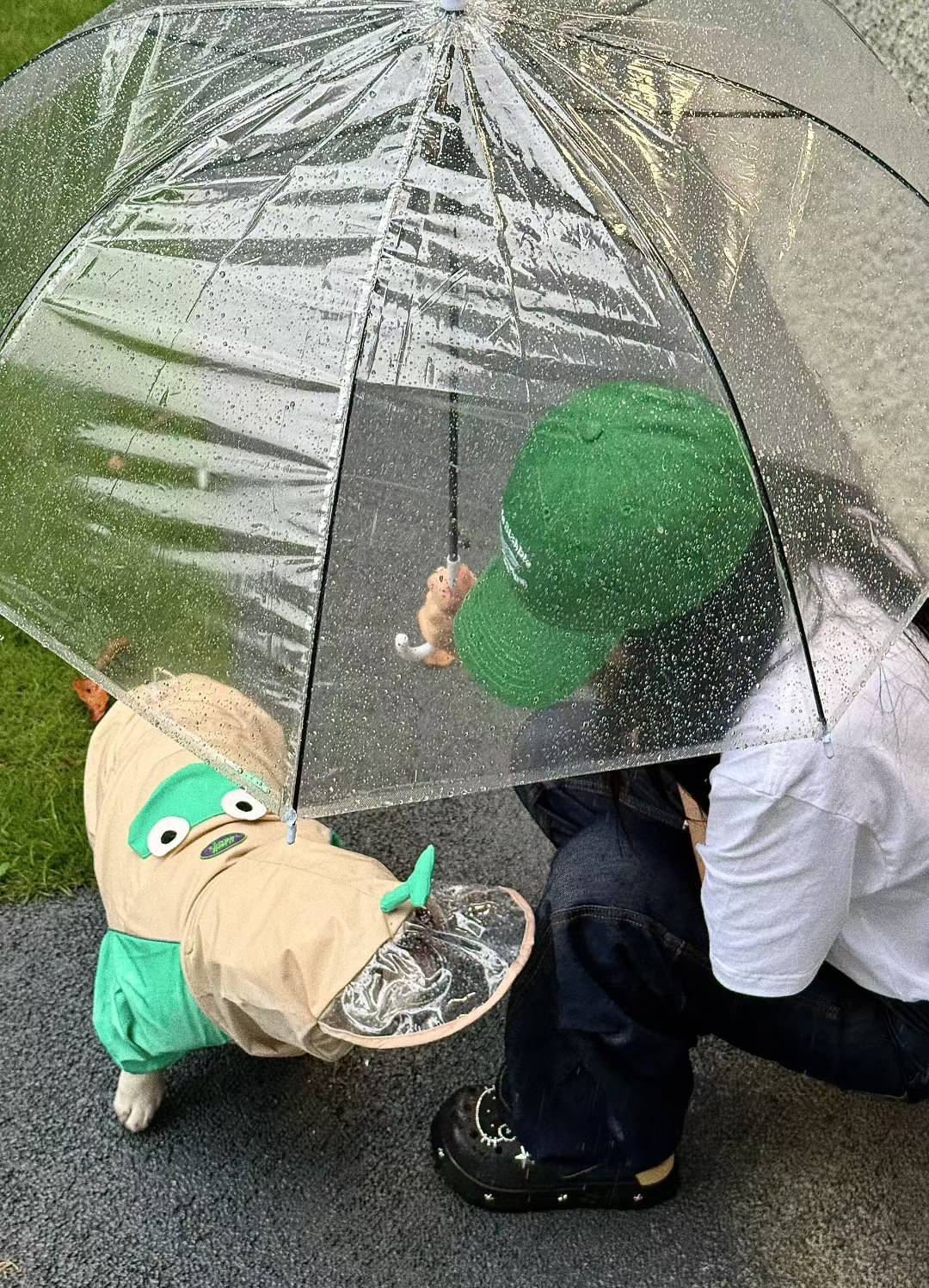 French Bulldog Frog Raincoat FrenchBulldogcartoonfrogonesieraincoatbyFrenchiely_1_6ecbd903-9dda-4a62-bff3-8ba33a9b71cd