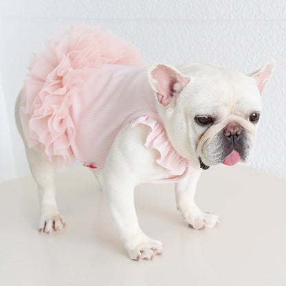 Frenchie Stretchy Tutu Dress FrenchBulldogsummertutudress_13
