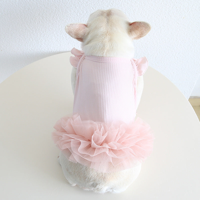 Frenchie Stretchy Tutu Dress FrenchBulldogsummertutudress_16
