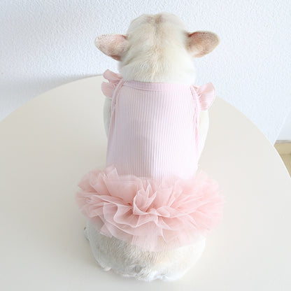 Frenchie Stretchy Tutu Dress FrenchBulldogsummertutudress_16