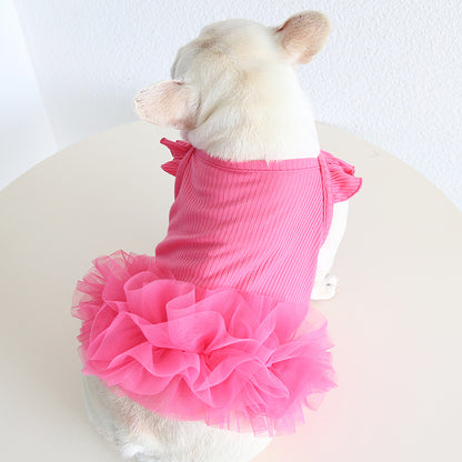 Frenchie Stretchy Tutu Dress FrenchBulldogsummertutudress_18