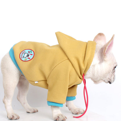 Dog Vibrant Hoody FrenchBulldogwinterwarmhoodiecoat_5