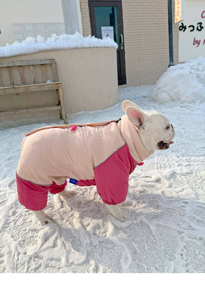 Senior Dog Neck Protection Warm Jumpsuit FrenchBulldogwinterwarmonesiejumpsuitcoatbyFrenchiely_17