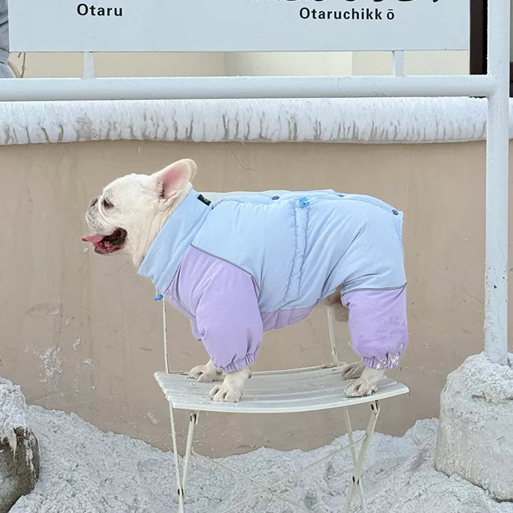 Senior Dog Neck Protection Warm Jumpsuit FrenchBulldogwinterwarmonesiejumpsuitcoatbyFrenchiely_2