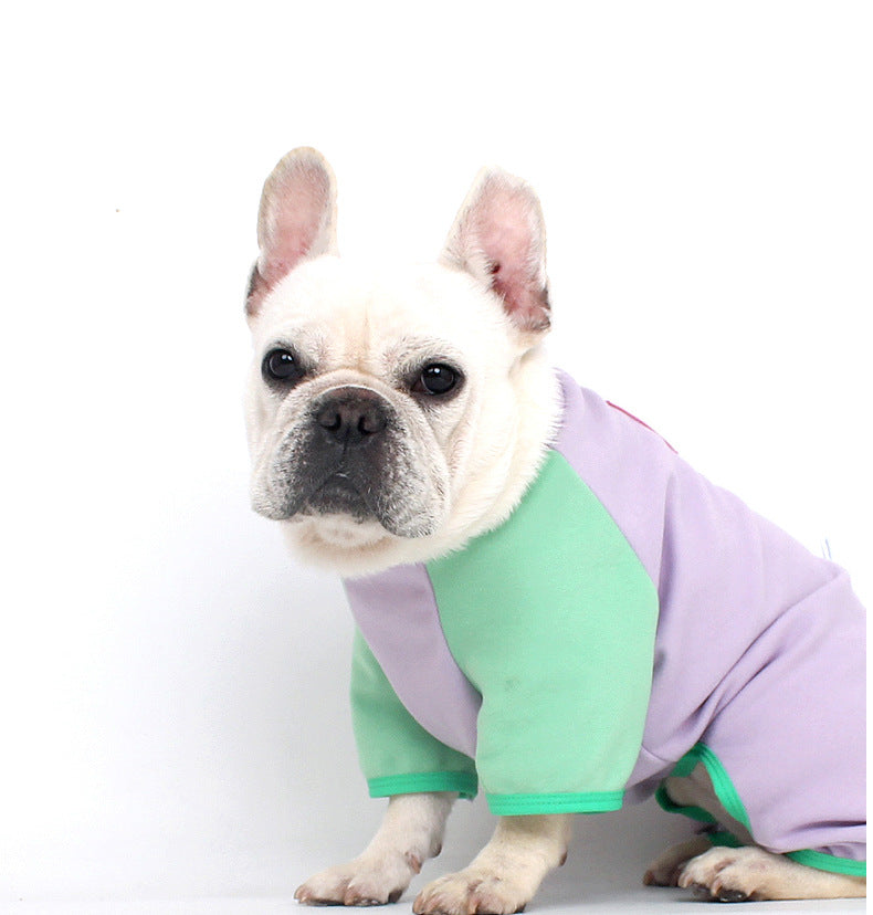 Warm Neck Protection Jumpsuit Frenchbulldogonesiepajamas_13