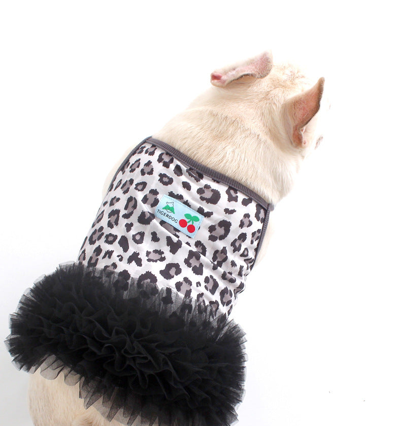 Dog Black Leopard tutu Dress FrenchbulldogsummerleopardtutudressbyFrenchiely01_1