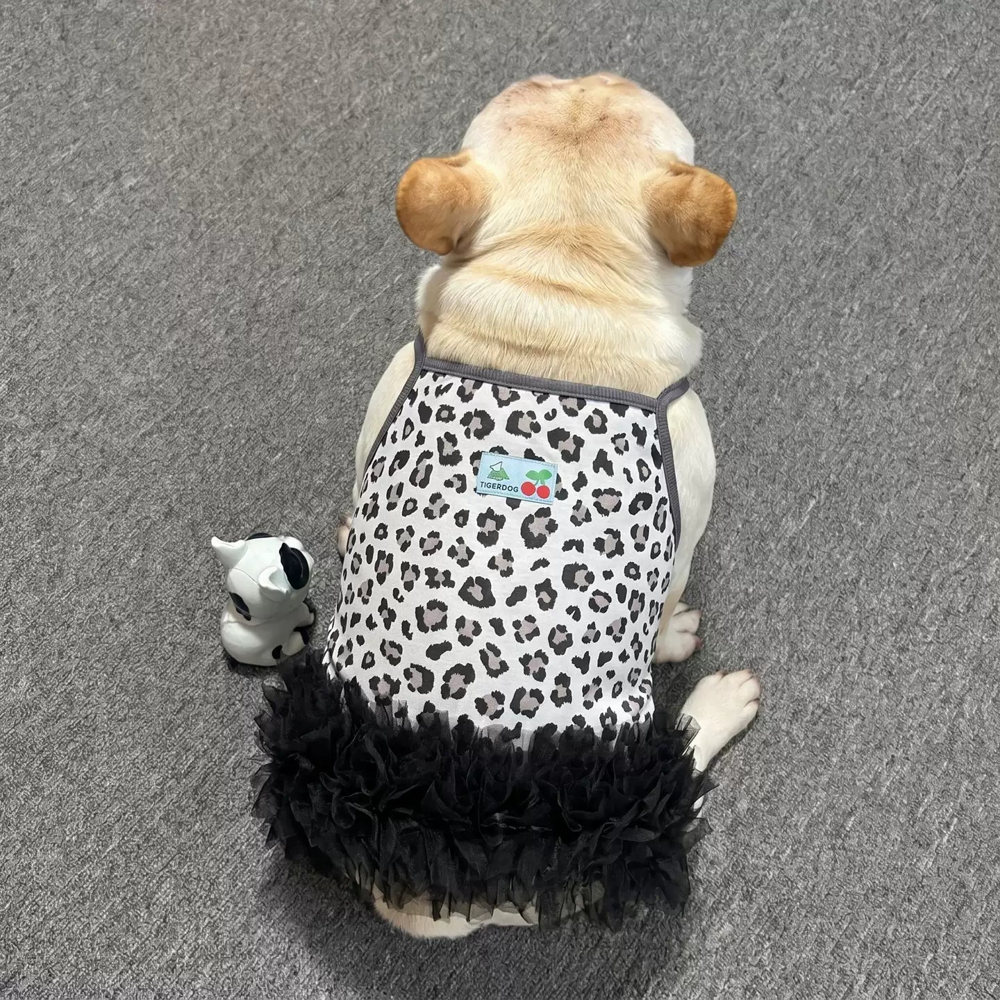 Dog Black Leopard tutu Dress FrenchbulldogsummerleopardtutudressbyFrenchiely01_2