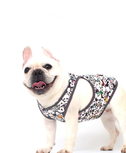 Dog Panda Shirt Frenchbulldogsummershirtwithcutepandaprintsbyfrenchiely_1