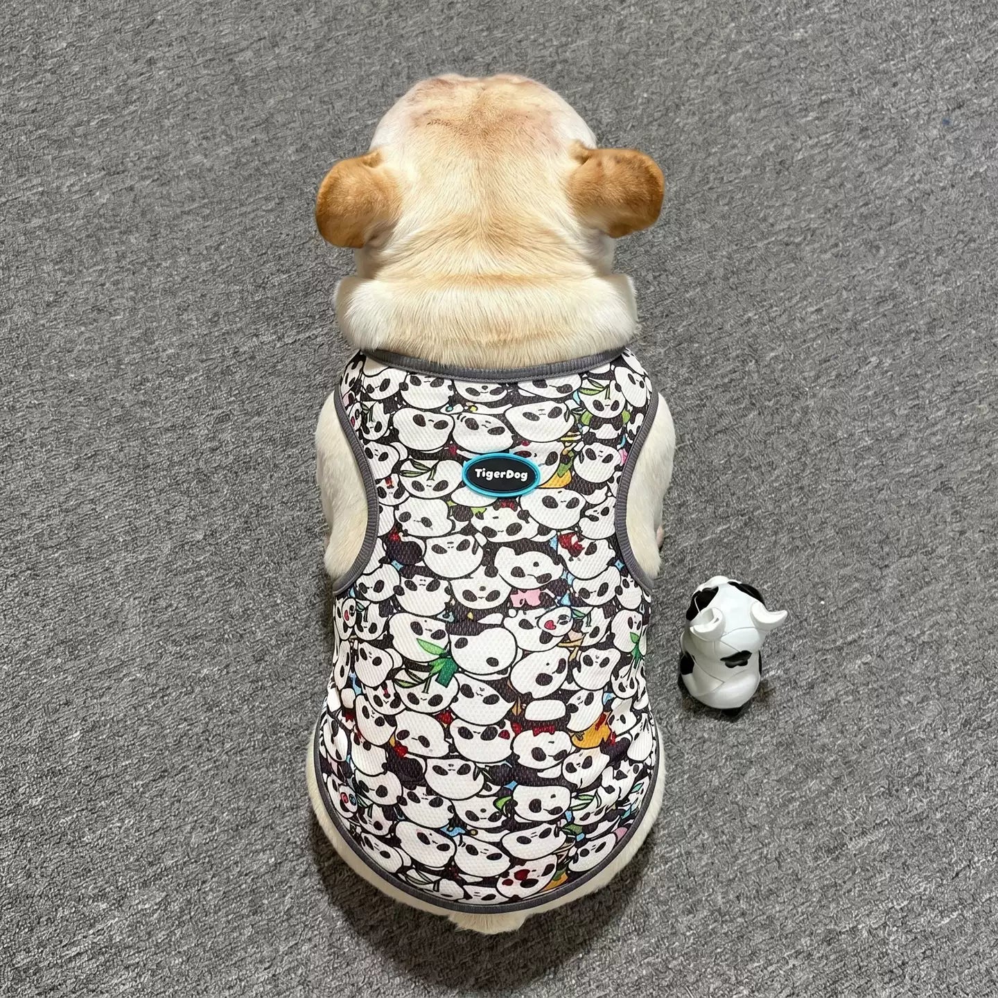 Dog Panda Shirt Frenchbulldogsummershirtwithcutepandaprintsbyfrenchiely_1