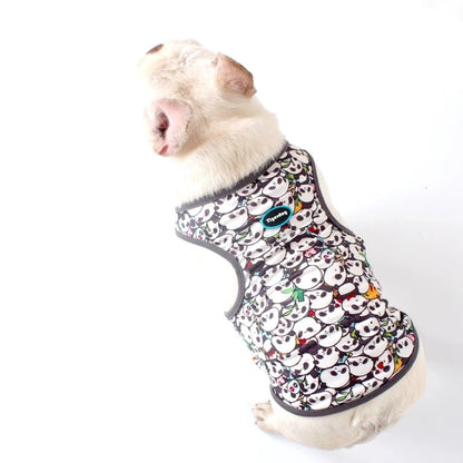 Dog Panda Shirt Frenchbulldogsummershirtwithcutepandaprintsbyfrenchiely_3