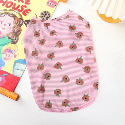 French Bulldog Summer Mesh Shirt
