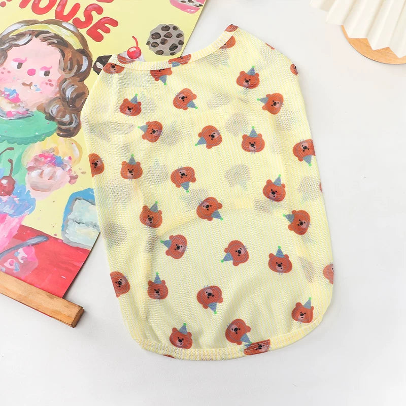 French Bulldog Summer Mesh Shirt
