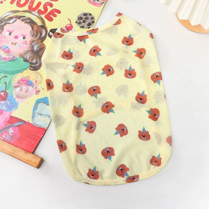 French Bulldog Summer Mesh Shirt