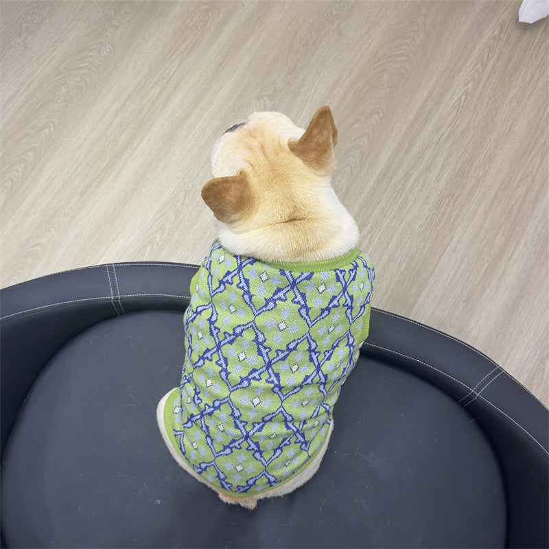 Dog Sweater Vest with Fleece Lined for Medium Dogs By Frenchiely