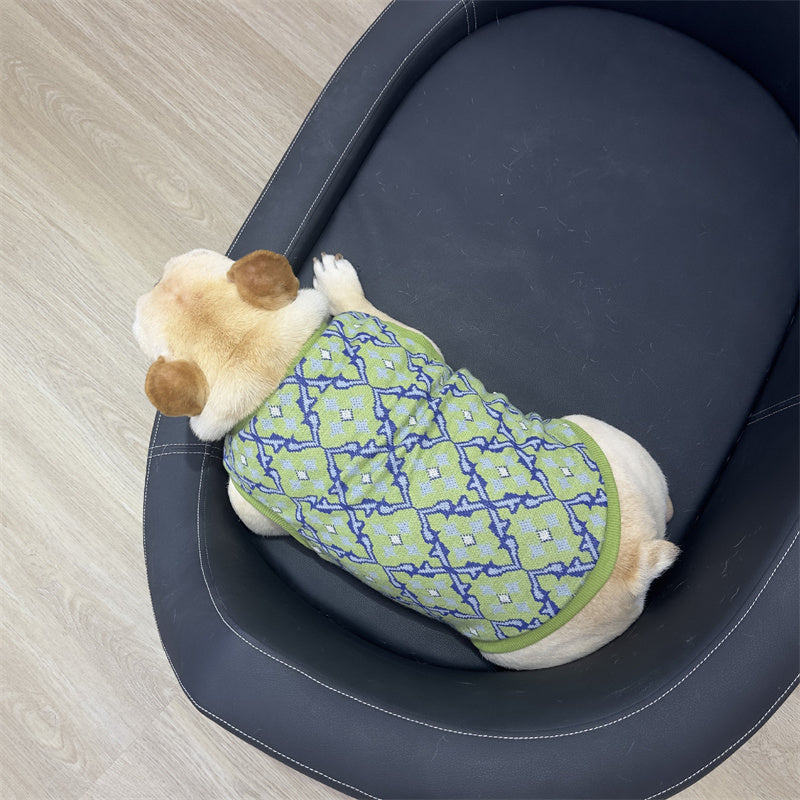 Dog Sweater Vest with Fleece Lined for Medium Dogs By Frenchiely