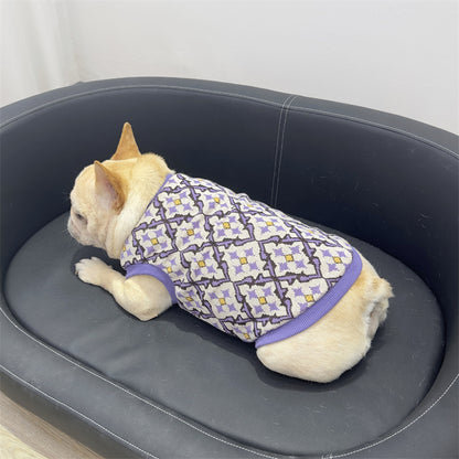 Dog Winter Warm Sweater Vest with Fleece Lined for Medium Dogs By Frenchiely