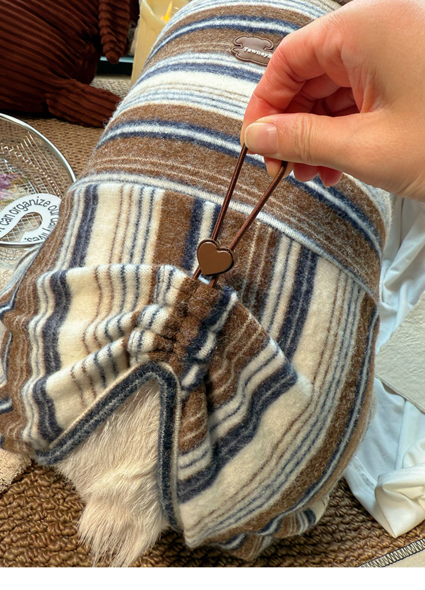 Senior Frenchie Vintage Pajamas