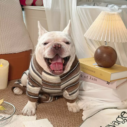 Senior Frenchie Vintage Pajamas