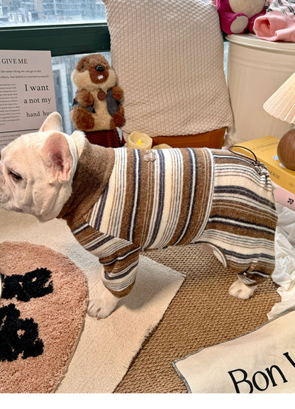Senior Frenchie Vintage Pajamas