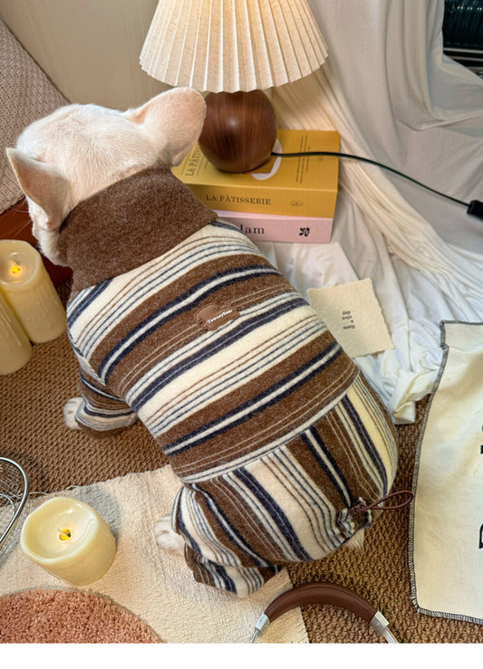 Senior Frenchie Vintage Pajamas