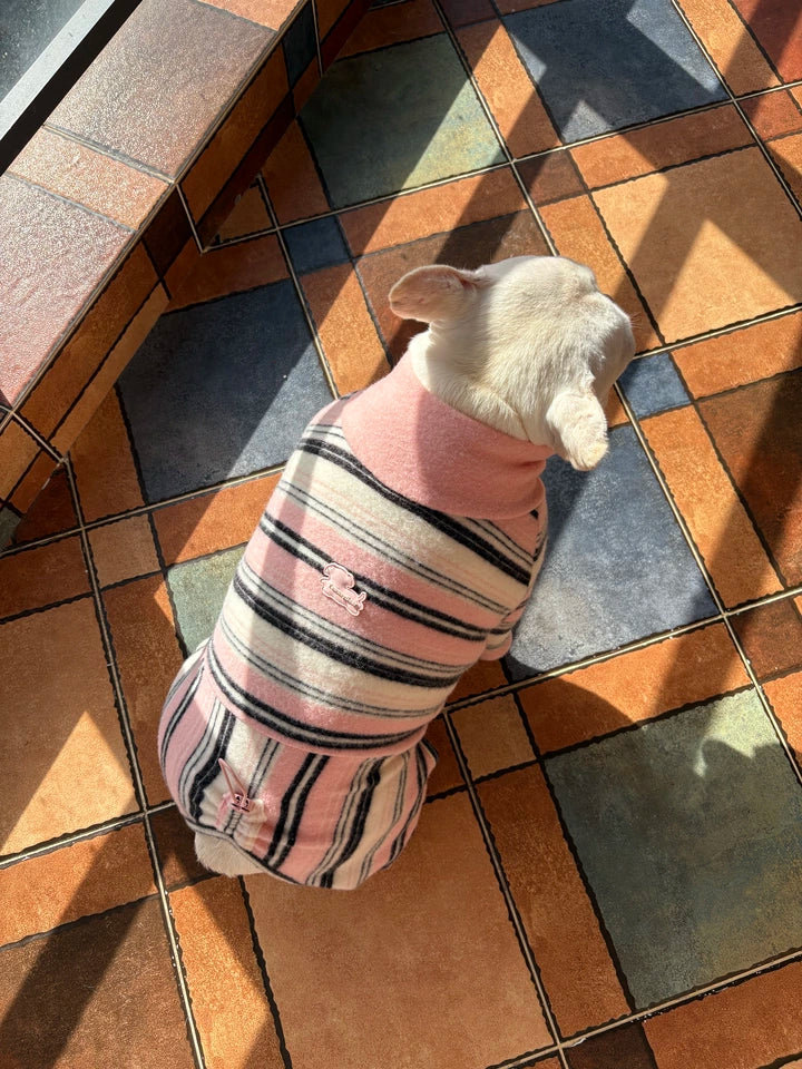 Senior Frenchie Vintage Pajamas